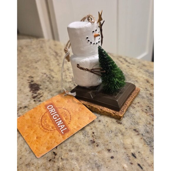 Smores Marshmallow Put Star on Christmas Tree Holiday Xmas Ornament Collector - Picture 1 of 12